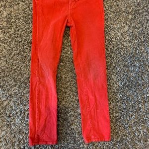 J Crew red corduroy pants